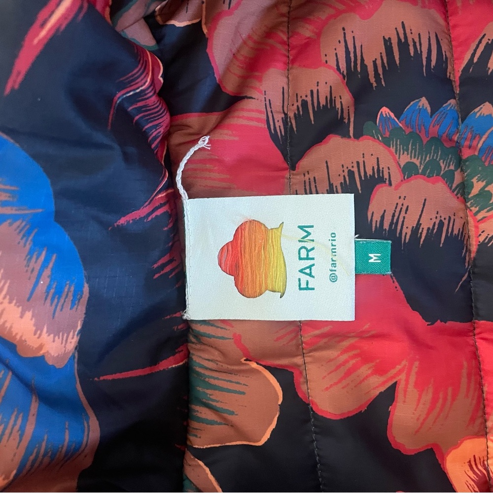 FARM Rio Multicolor Puffer Jacket - Picture 3 of 4